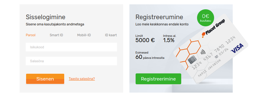 Sisestada smsraha iseteenindus oma isikukood