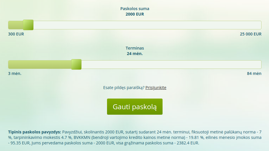 Savy.lt savitarna suteikia neribotas galimybes Jūsų kreditui