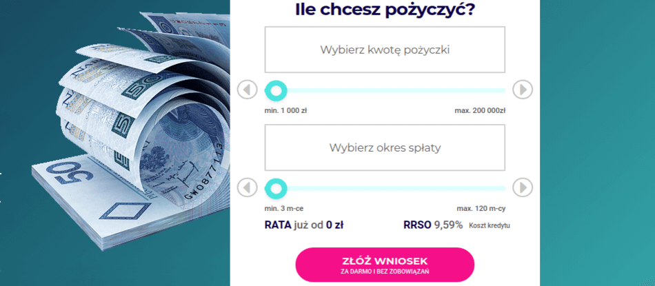 Kwotę i warunki przed logowanie do Bancovo